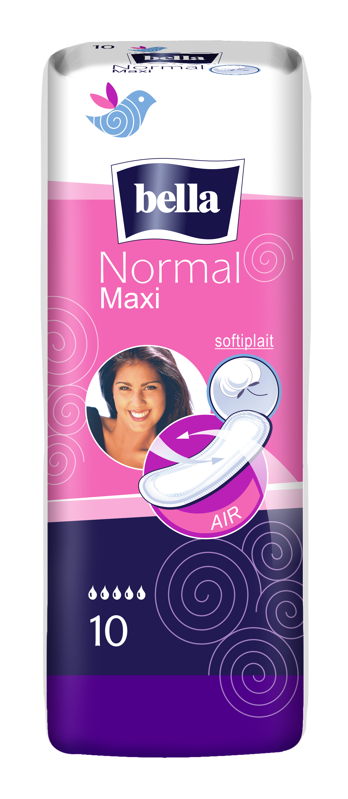 Гигиенические прокладки Bella Normal Maxi, 10 шт (BE-012-MN10-019) - фото 1