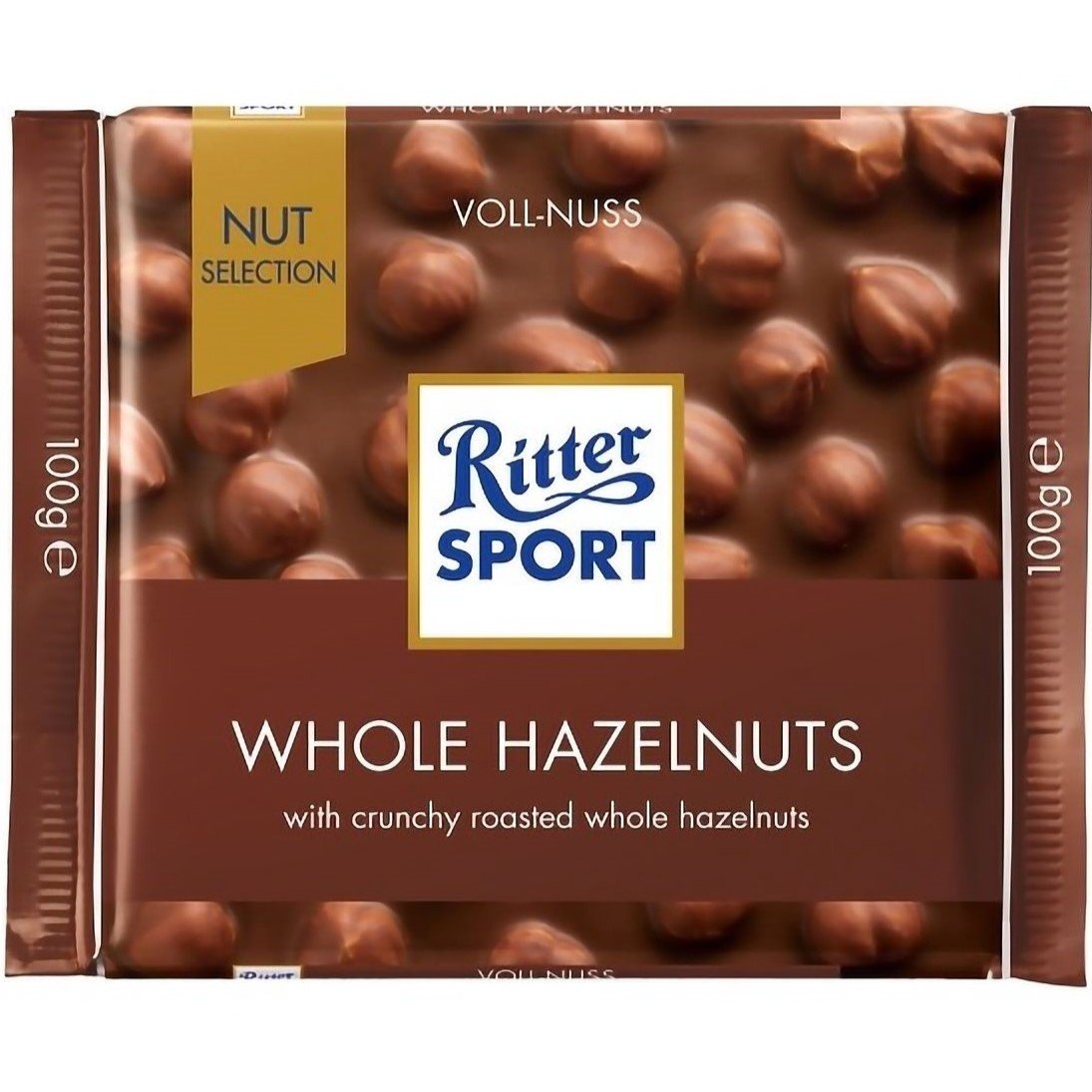 Шоколад Ritter Sport Nut Selection молочный с цельными лесными орехами 100 г (686644) - фото 1