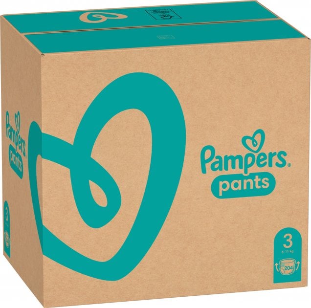 Підгузники-трусики Pampers Pants Midi одноразові 3 (6-11 кг) 204 шт. - фото 2