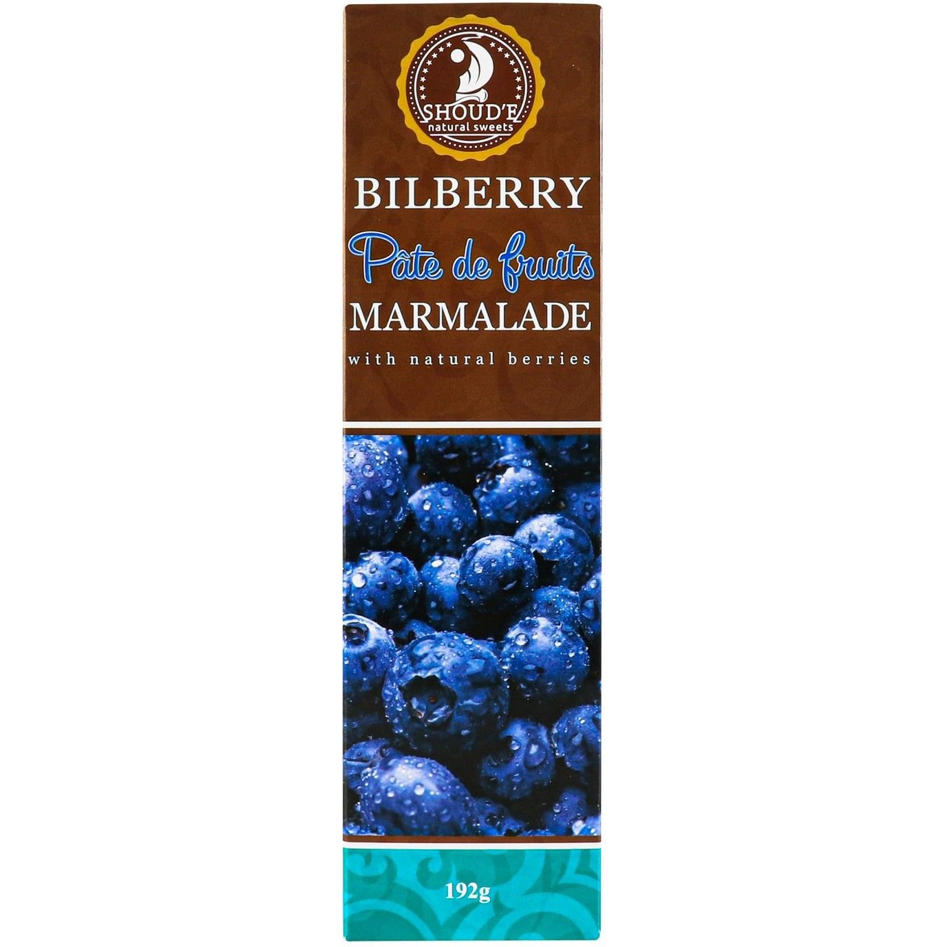 Мармелад Shoud'e Pate de Fruits Bilberry 140 г (699790) - фото 1