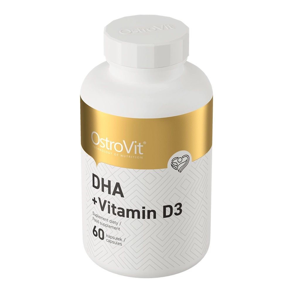 Витамин OstroVit DHA + Vitamin D3 60 капсул - фото 2