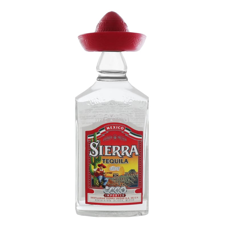 Текила Sierra Silver, 38%, 0,04 л - фото 1