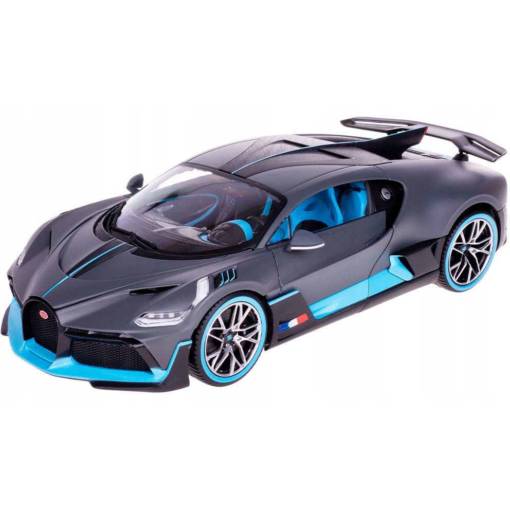 Автомодель Bburago Bugatti Divo темно-серый (18-11045DG) - фото 1