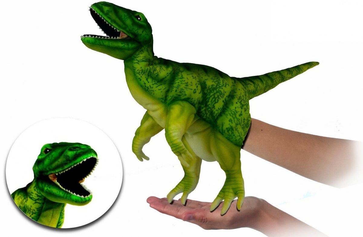 М'яка іграшка на руку Hansa Puppet Тиранозавр Рекс, 32 см (7758) - фото 1