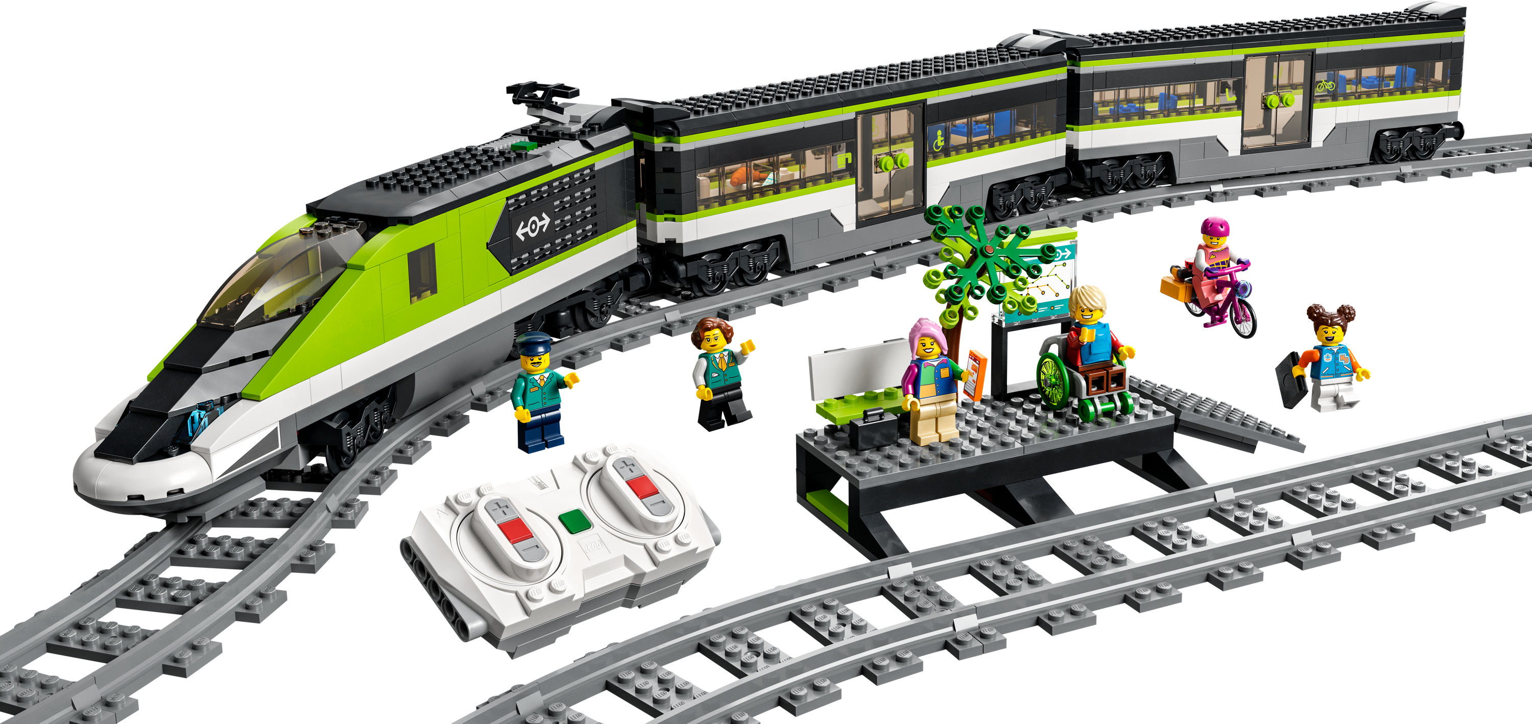 Конструктор LEGO City Пасажирський експрес-поїзд, 764 деталей (60337) - фото 2
