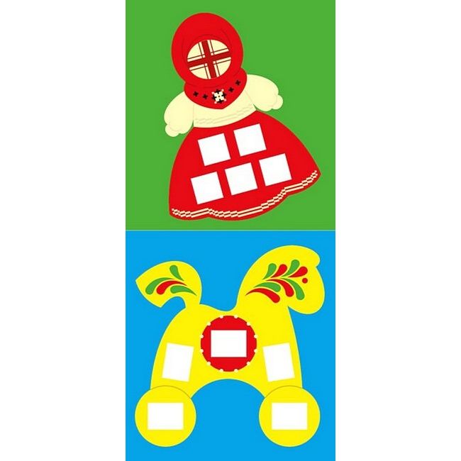 Мозаика с наклеек Ранок Украинские игрушки (С166039У) - фото 3