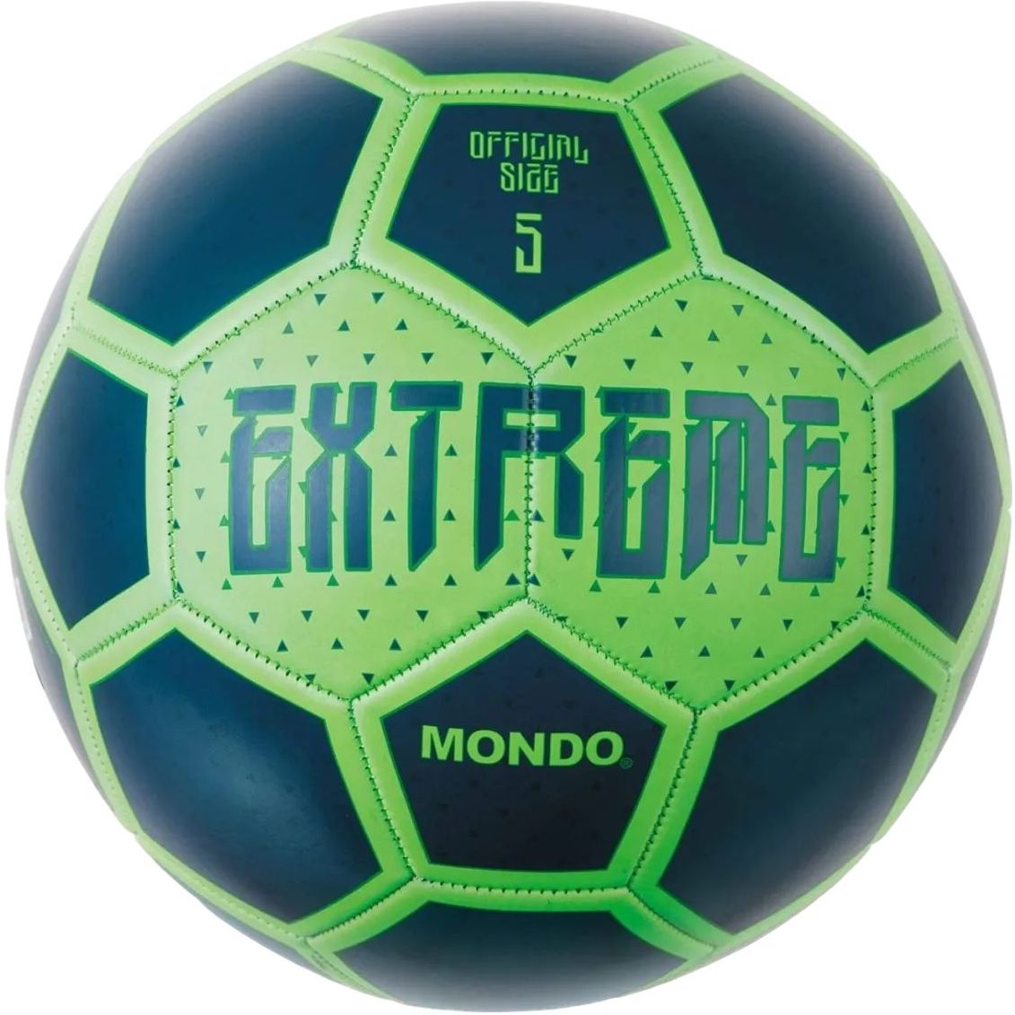 Футбольний м'яч Mondo Extreme, розмір 5, зелений (13594) - фото 1
