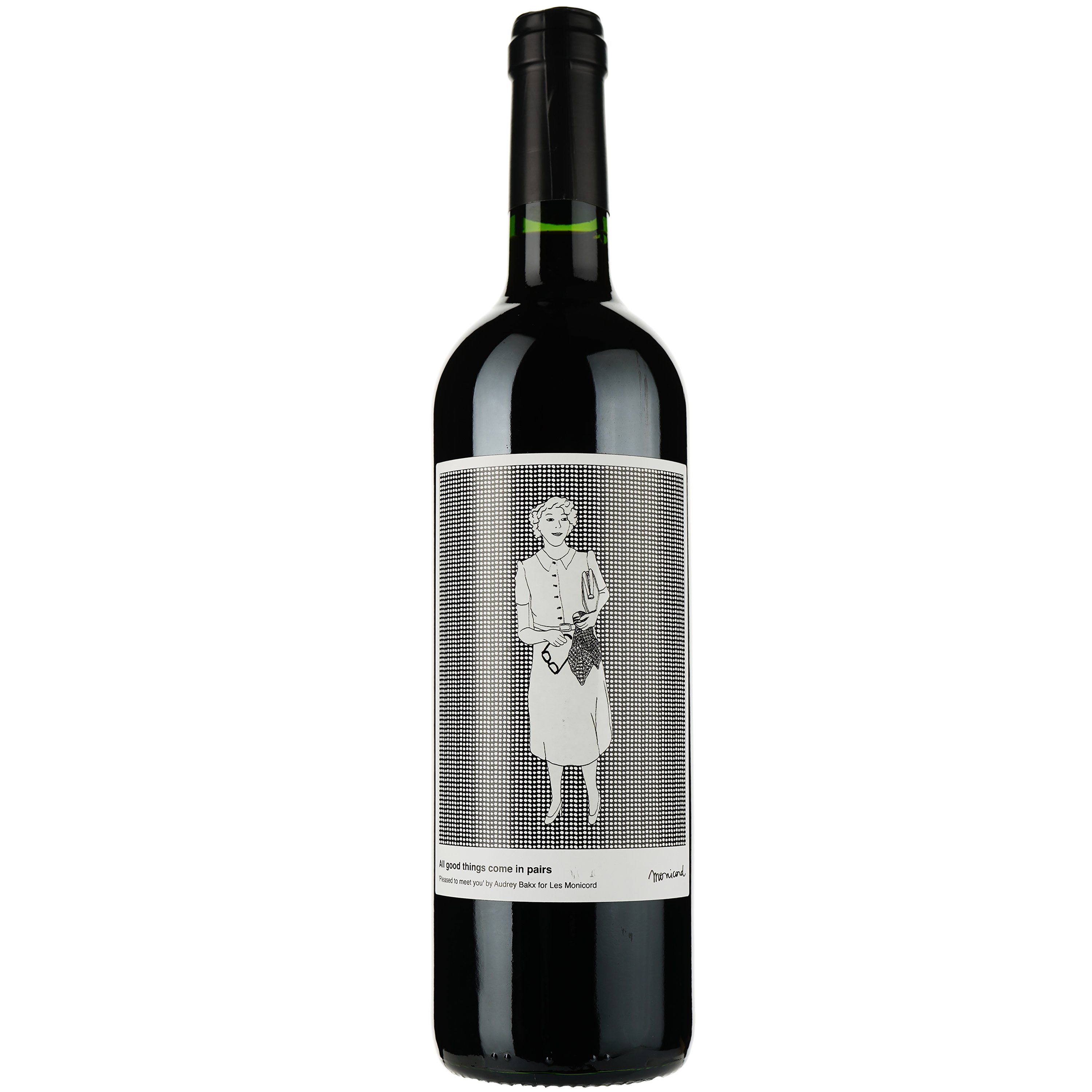 Вино Les Monicord AOP Bordeaux Superieur 2017 червоне сухе 0.75 л - фото 1