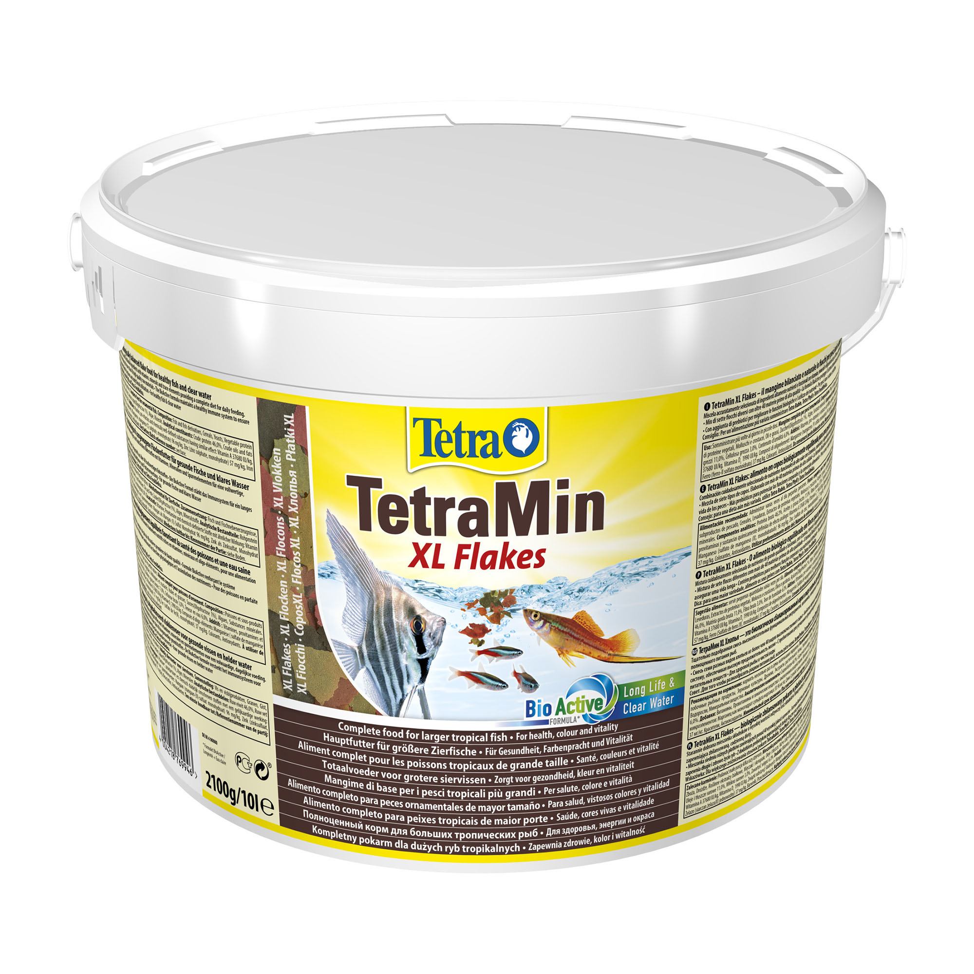 Корм для аквариумных рыб Tetra Min XL Flakes Хлопья, 10 л (769946) - фото 1