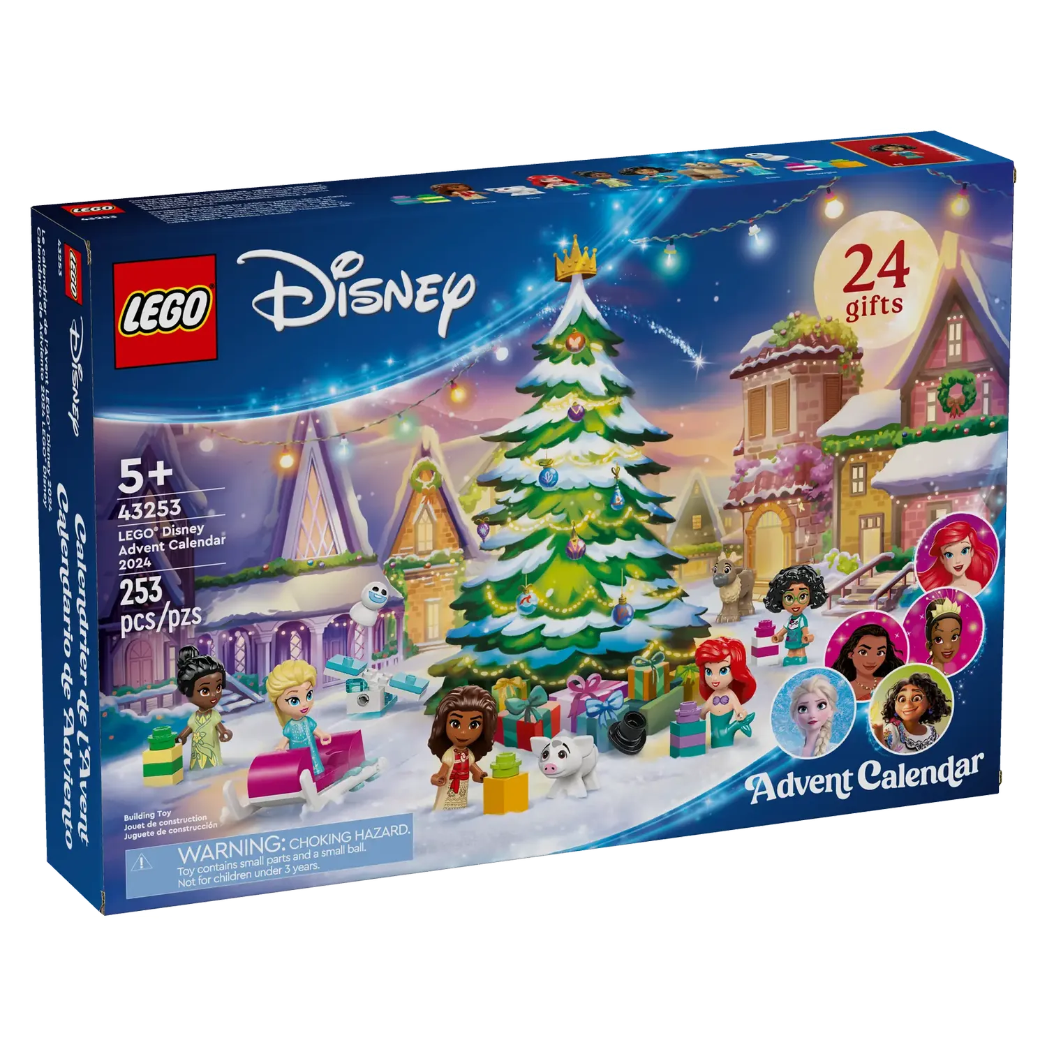 Конструктор LEGO Disney Princess Різдвяний календар 2024 деталей 253 (43253) - фото 1