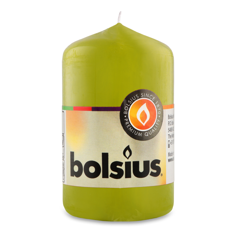 Свеча цилиндр Bolsius, лимонный (835180) - фото 1