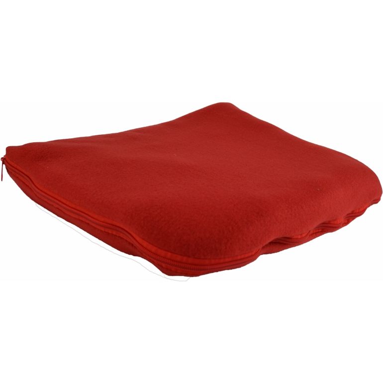 Плед-подушка флисовая Bergamo Mild 180х150 см, красная (202312pl-02) - фото 2