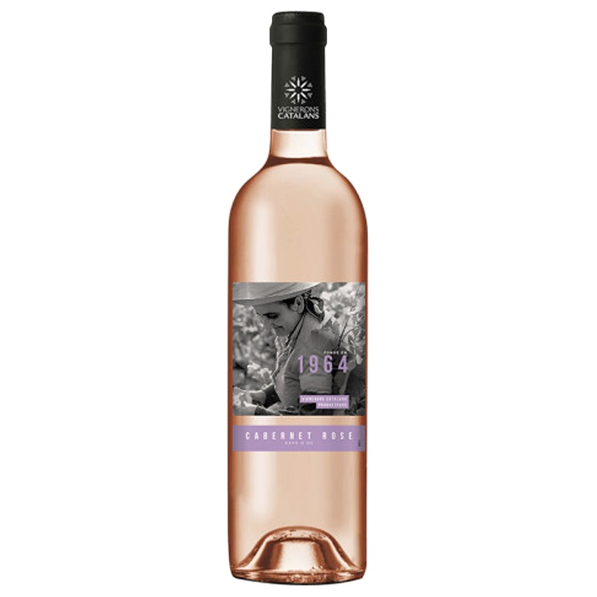 Вино 1964 Pays d'Oc Cabernet Rose, рожеве, сухе, 12,5%, 0,75 л (8000018940527) - фото 1