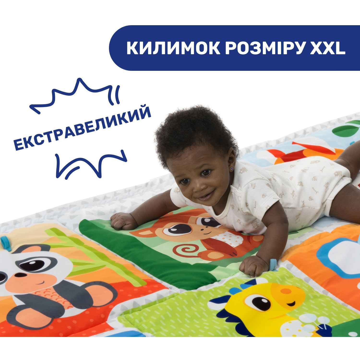 Коврик игровой Chicco Лесные приключения, 135х90х2 см (11352.00) - фото 2