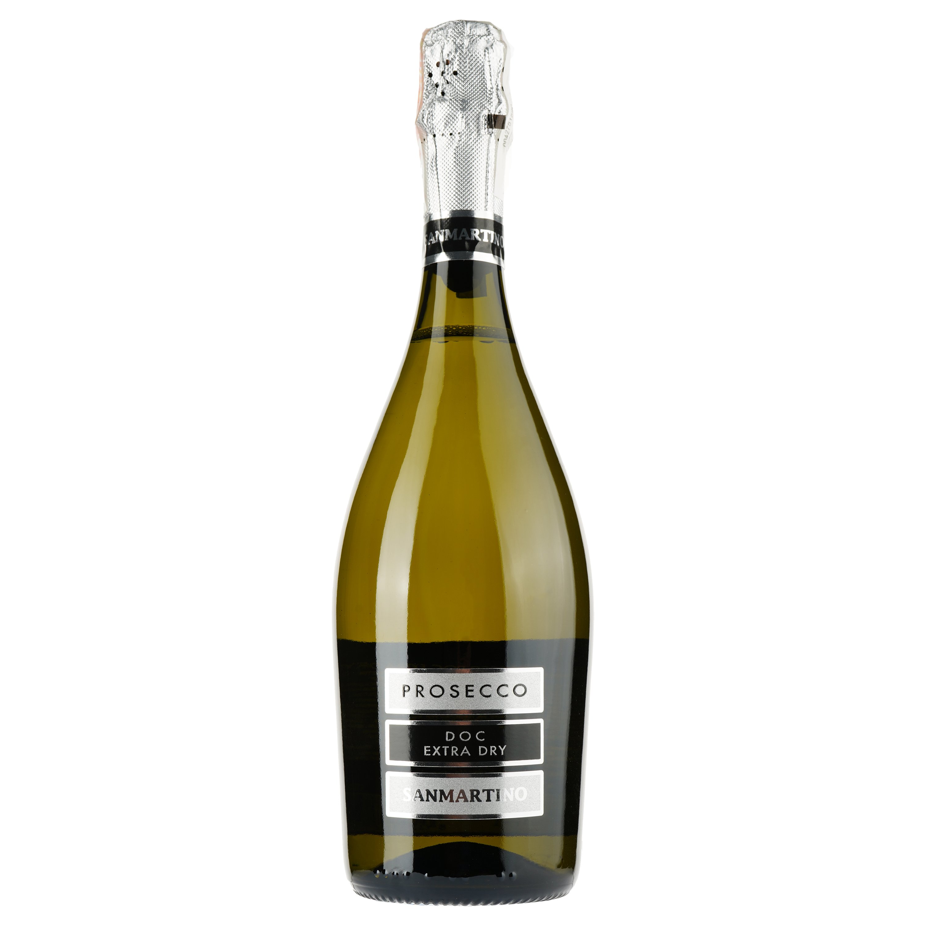 Вино игристое San Martino Prosecco DOC Extra Dry, белое, экстра-сухое, 0,75 л - фото 1