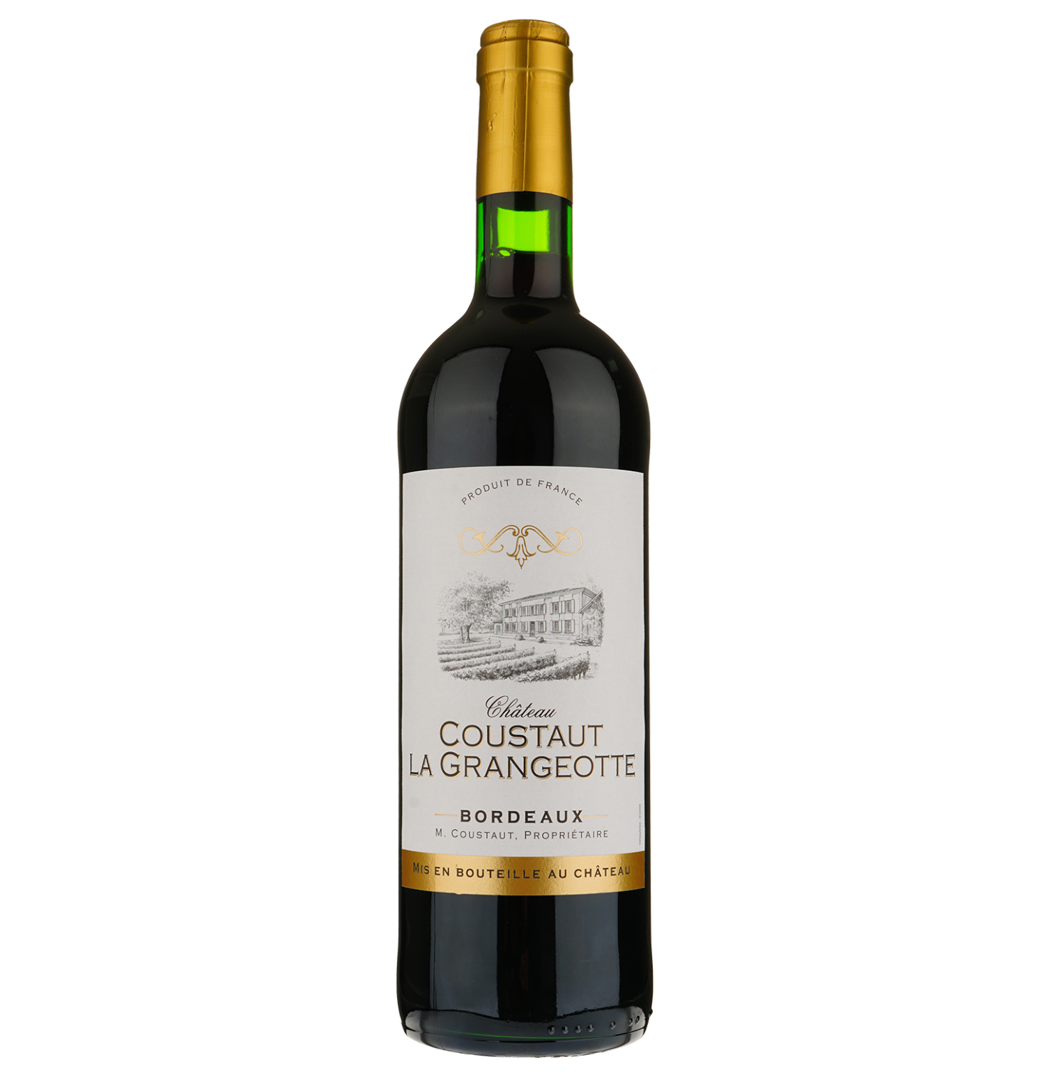 Вино Chateau Coustaut La Grangeotte AOP Bordeaux, червоне, сухе, 0,75 л (917832) - фото 1