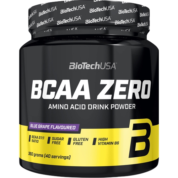 Аминокислота BioTech BCAA Zero Blue grape 360 г - фото 1