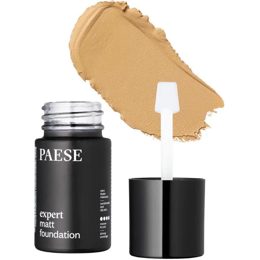 Тональный крем Paese Expert Matt Foundation, тон 502W (natural beige), 30 мл - фото 1