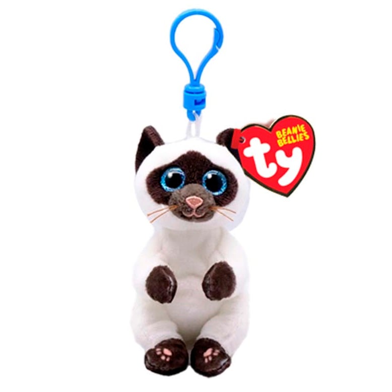 М'яка іграшка TY Beanie Bellies Сіамська кішка Miso, 12 см (43106) - фото 1
