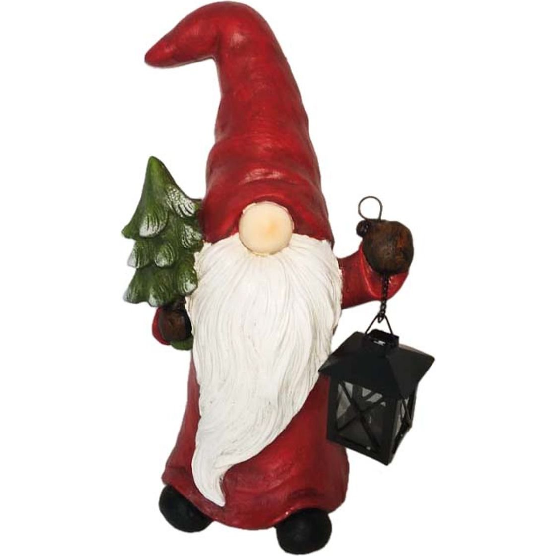 Новогодняя декоративная фигура Novogod'ko Дед Мороз в колпаке 43 см (974207) - фото 1