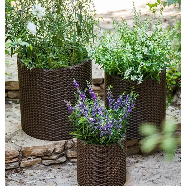 Горщик для квітів Keter L Cylinder Planter коричневий (17197934521_L) - фото 8