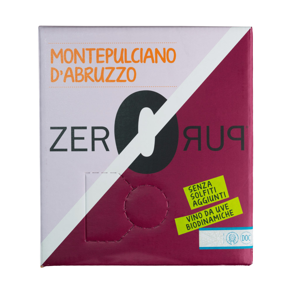 Вино ZeroPuro Montepulciano D’Abruzzo червоне сухе 3 л - фото 1