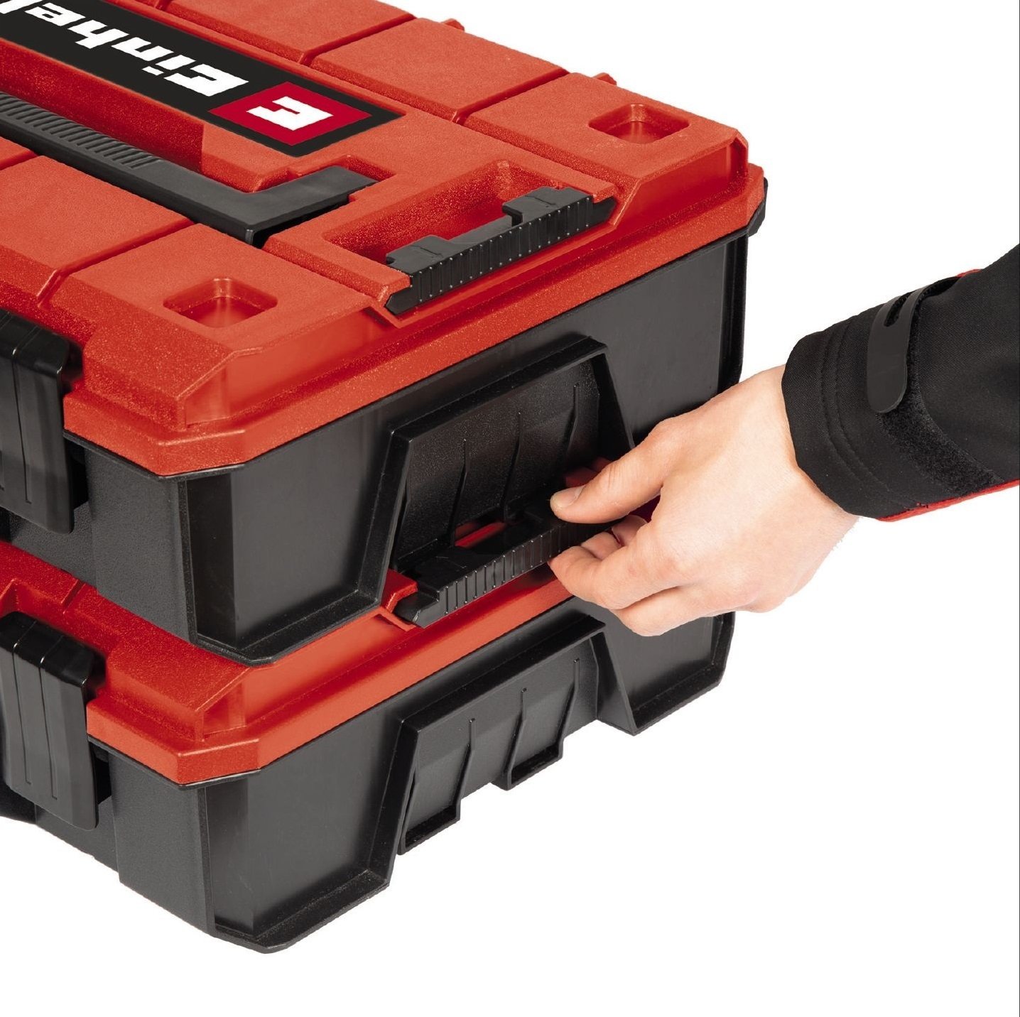 Кейс для инструментов Einhell E-Case S-F пластиковый с разделителями до 25 кг (4540020) - фото 6