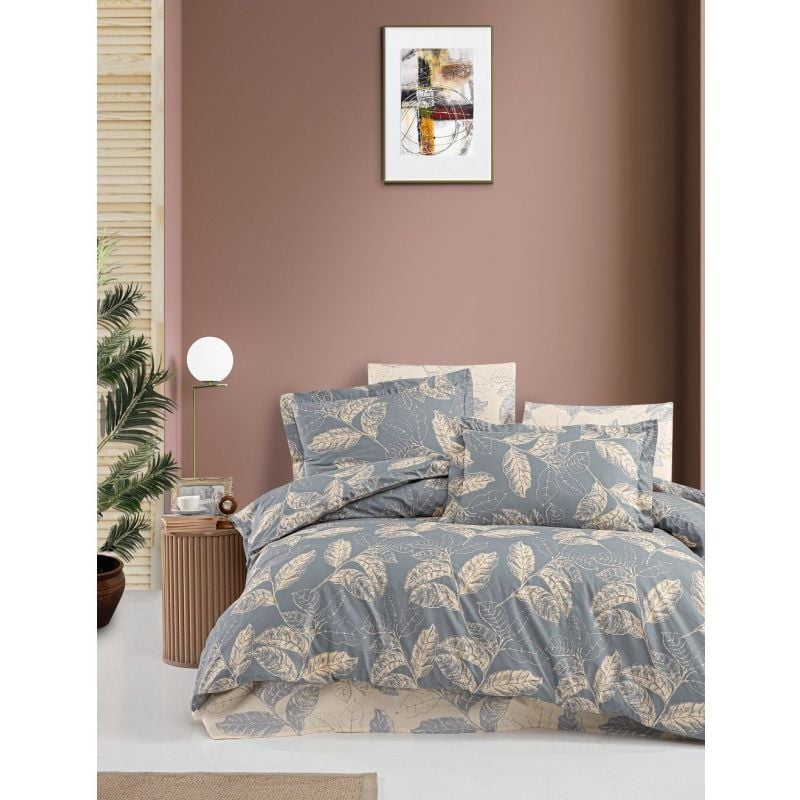 Комплект постельного белья Soho Floral Elegance двуспальный серый (1235К) - фото 1