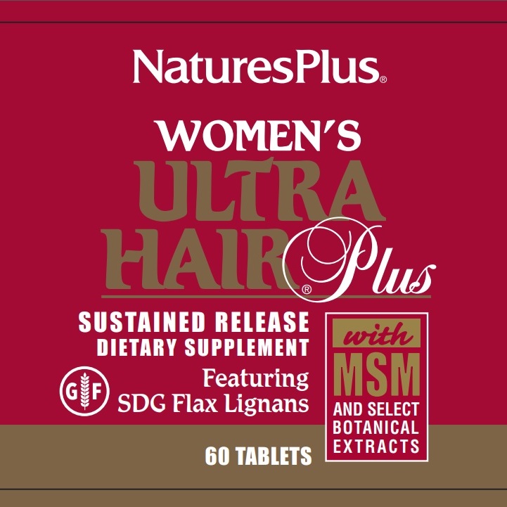 Комплекс для жінок Nature's Plus Ultra Hair для росту та оздоровлення волосся 60 таблеток (NTP4833) - фото 4