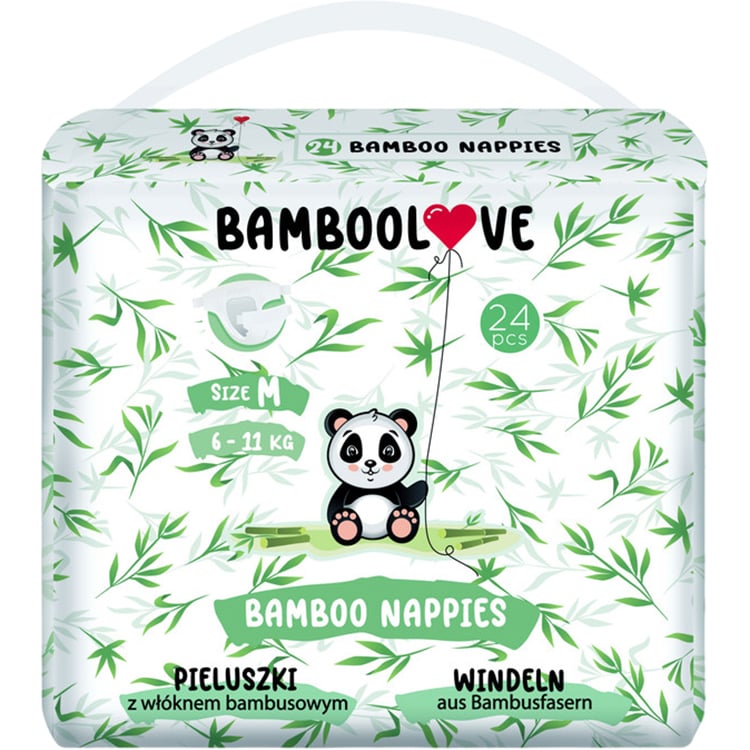 Подгузники Bamboolove Bamboo Nappies 3 (6-11 кг), 24 шт. - фото 1