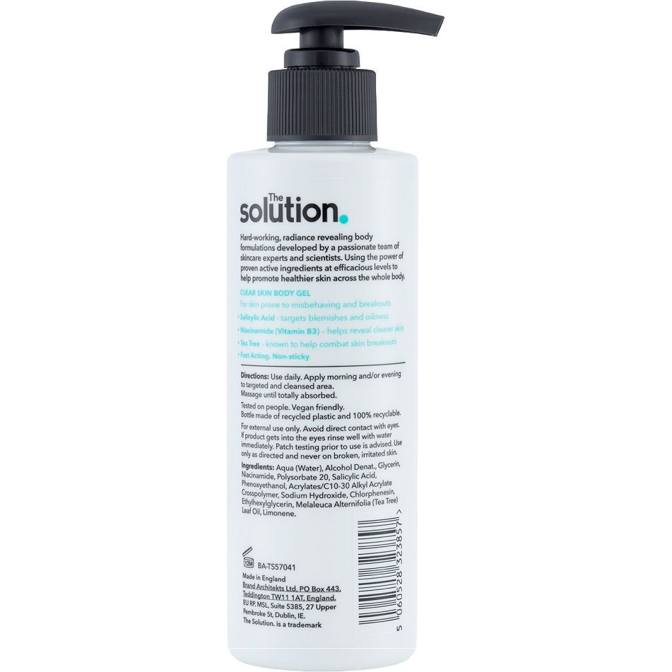 Гель для тела The Solution Salicylic Acid Clear Skin Body Gel 200 мл - фото 2