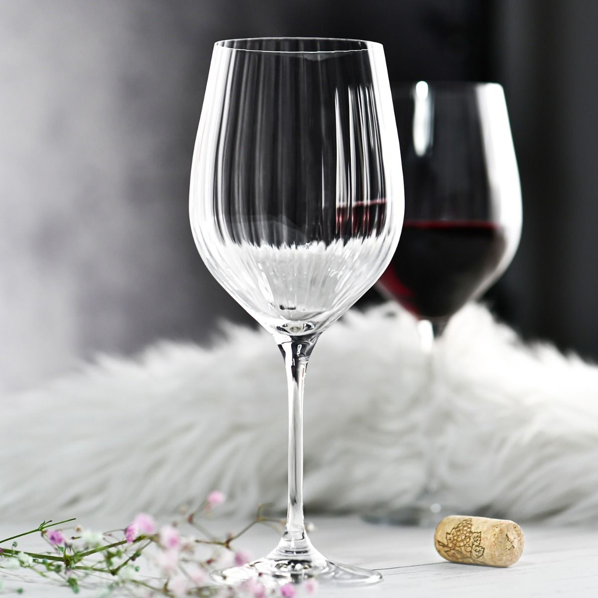 Набор бокалов Krosno Harmony Lumi для вина 450 мл 4 шт. (911304) - фото 4