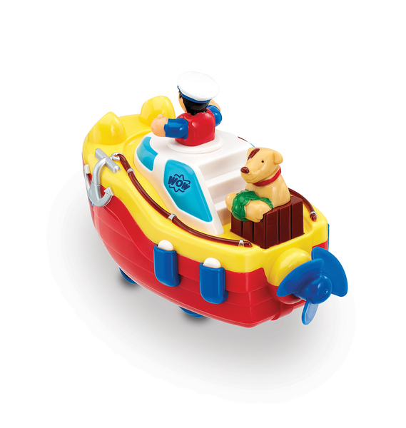 Игрушка для купания WOW Toys Tommy Tug Boat bath toy Буксир Томми (04000) - фото 2