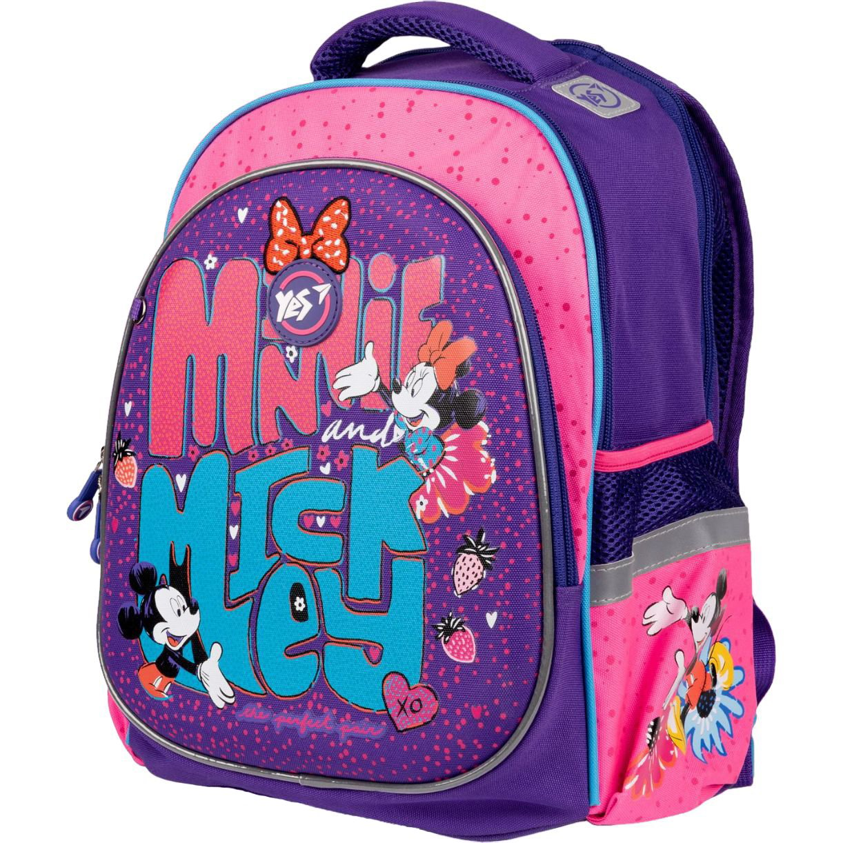 Рюкзак Yes S-74 Minnie Mouse, розовый с фиолетовым (558293) - фото 1