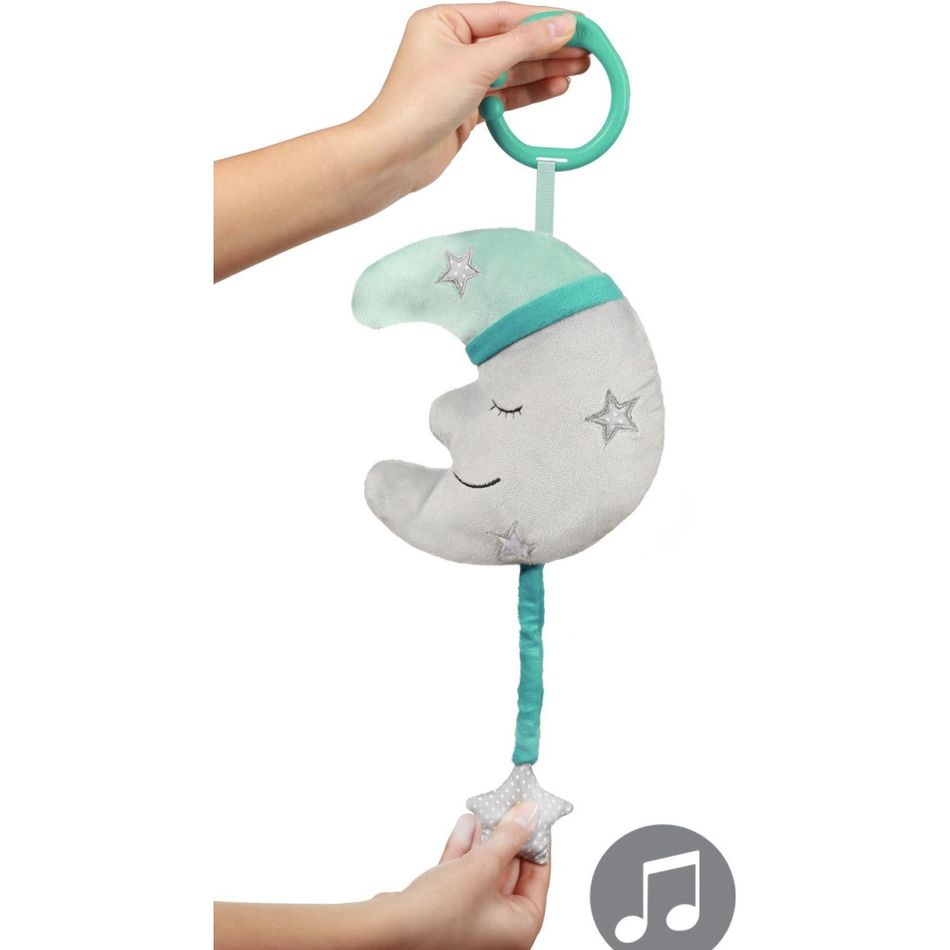 Музыкальная игрушка BabyOno Счастливая луна белая - фото 3