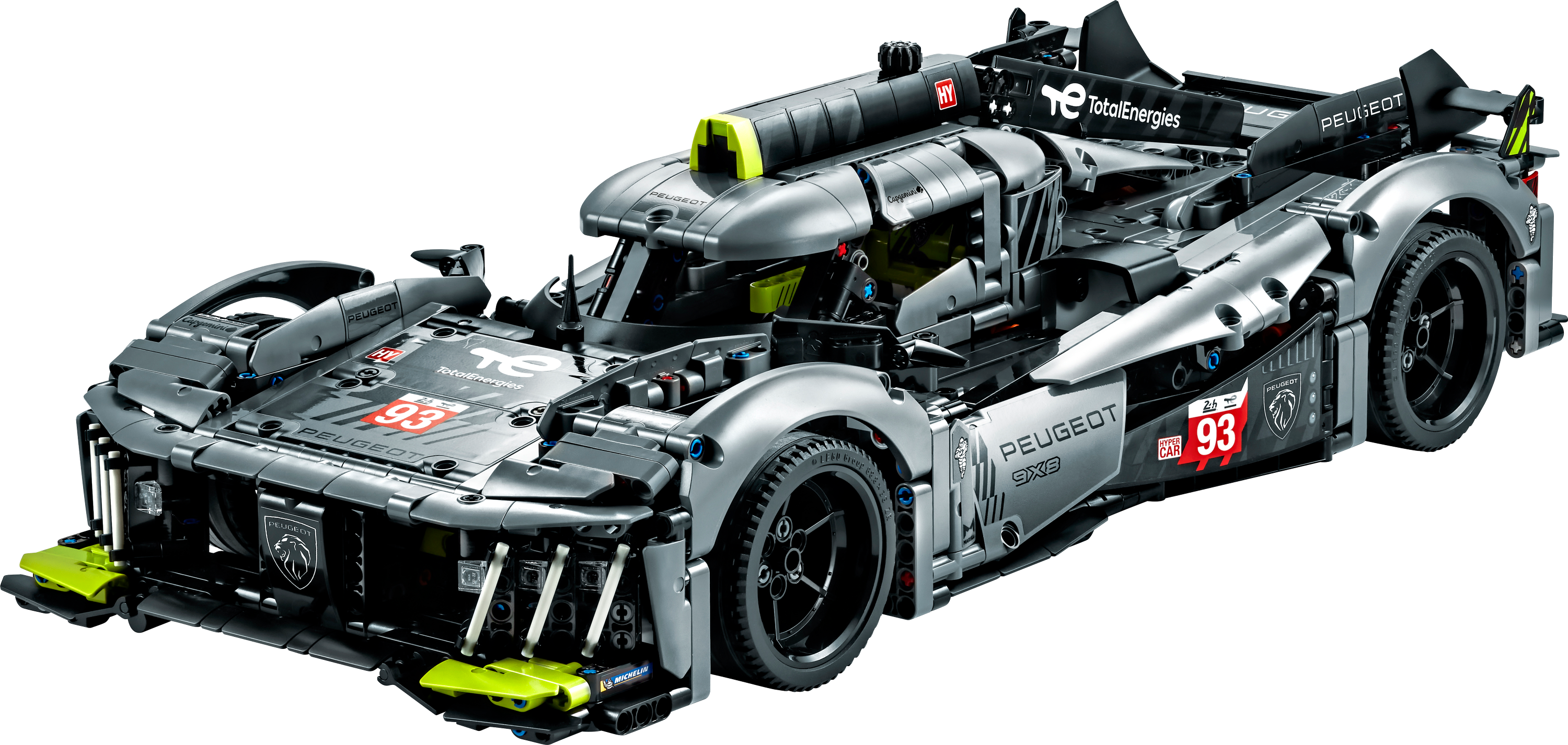 Конструктор LEGO Technic Peugeot 9X8 24H Le Mans Hybrid Hypercar, 1775 деталей (42156) - фото 2