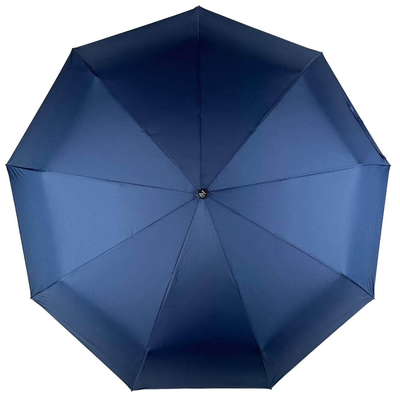 Мужской складной зонтик полный автомат Frei Regen 123 см синий - фото 6
