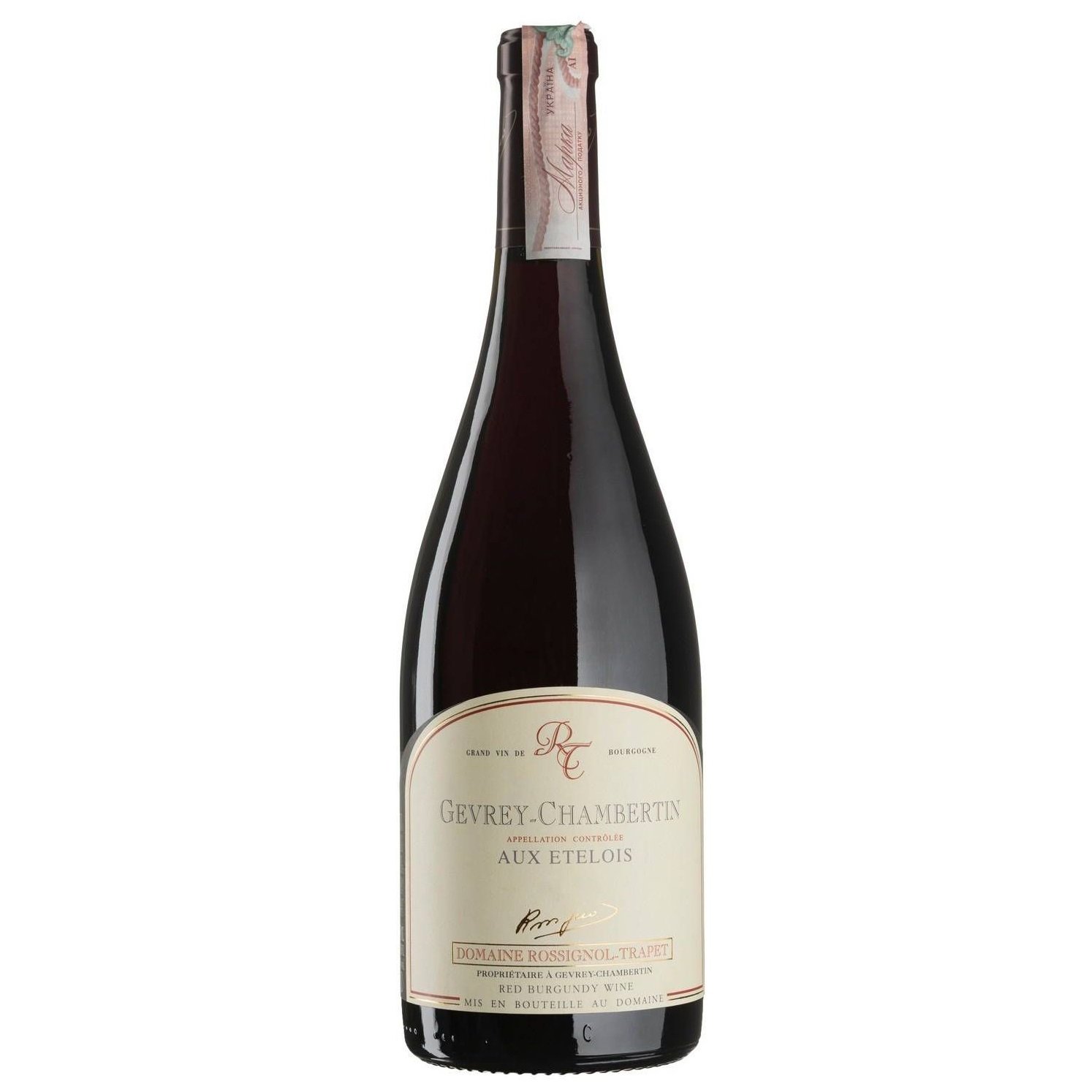 Вино Domaine Rossignol-Trapet Gevrey-Chambertin Aux Etelois 2020, красное, сухое, 0,75 л (W5877) - фото 1