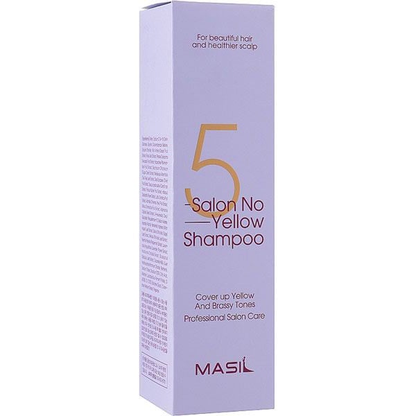 Шампунь проти жовтизни волосся Masil 5 Salon No Yellow Shampoo, 300 мл - фото 2