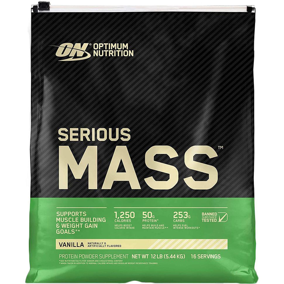 Гейнер Optimum Nutrition Serious Mass Vanilla 5.443 кг - фото 1