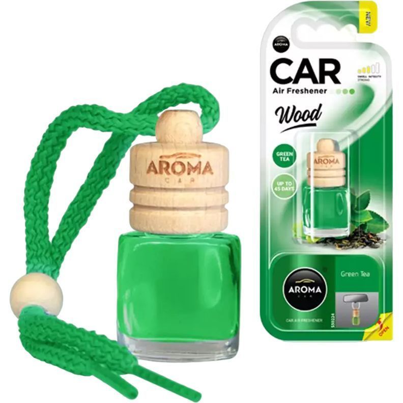 Ароматизатор Aroma Car Wood Green Tea, 6 мл, - фото 1