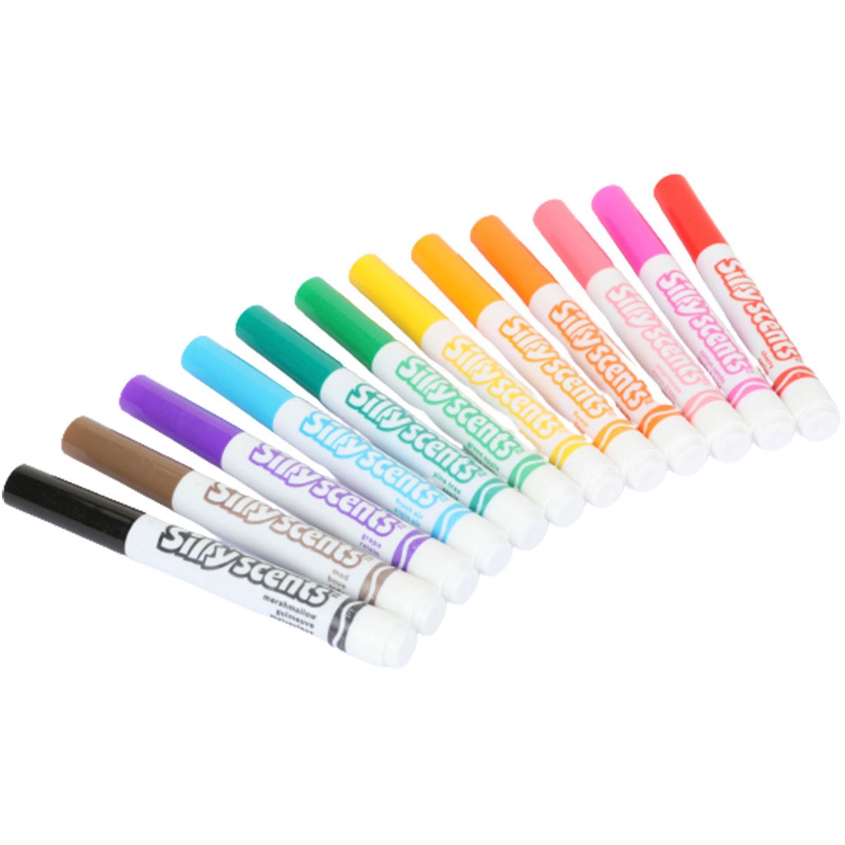 Фломастери Crayola Silly Scents ароматизовані що змиваються широкі 12 шт. (256352.012) - фото 2