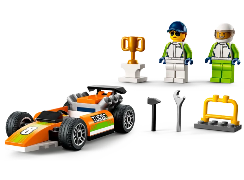 Конструктор LEGO City Гоночный автомобиль, 46 деталей (60322) - фото 6