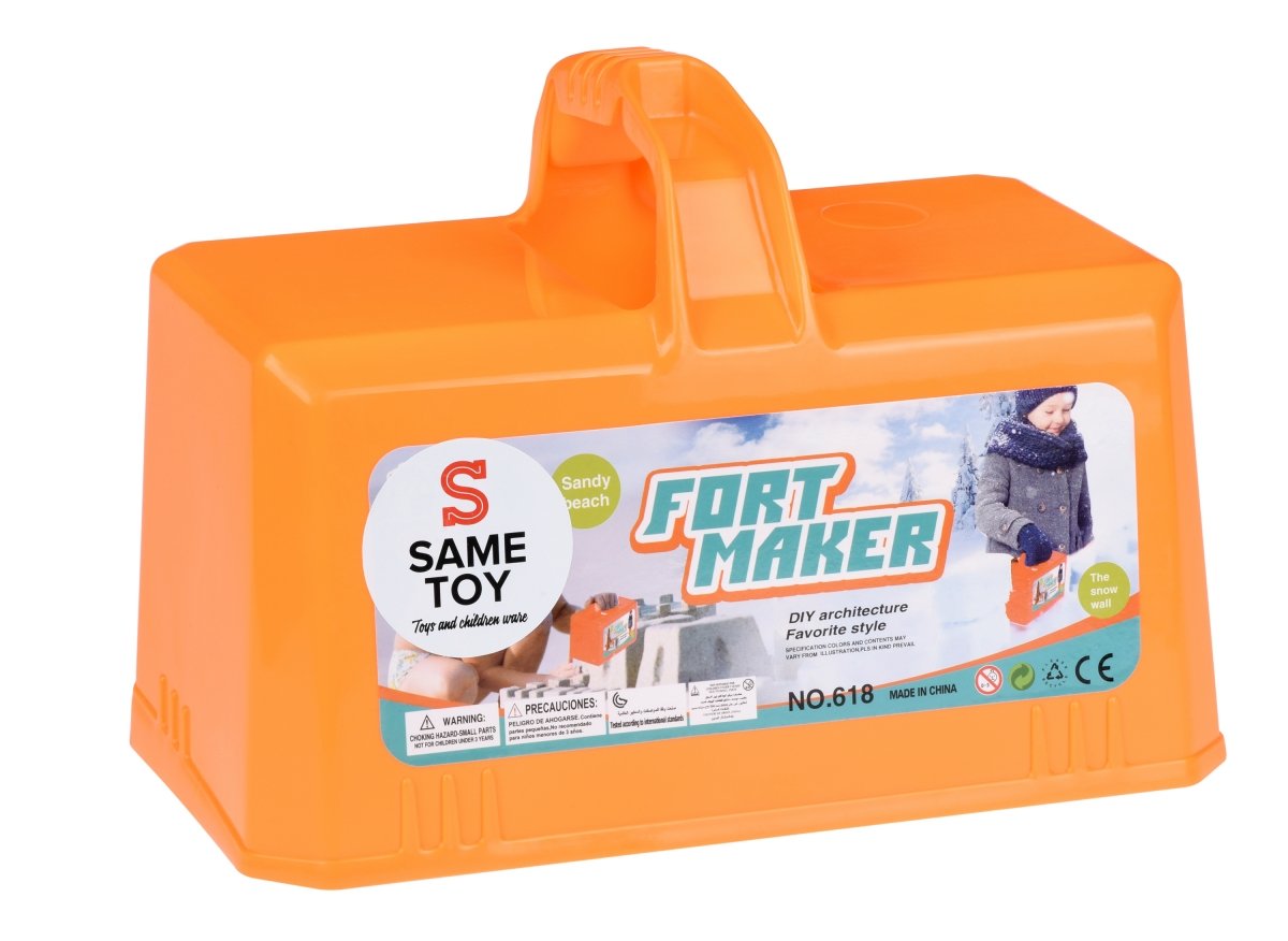 Фото - Іграшка для пісочниці Same Toy Ігровий набір  Snow Fort Maker 2 в 1 помаранчевий  (618Ut-2)