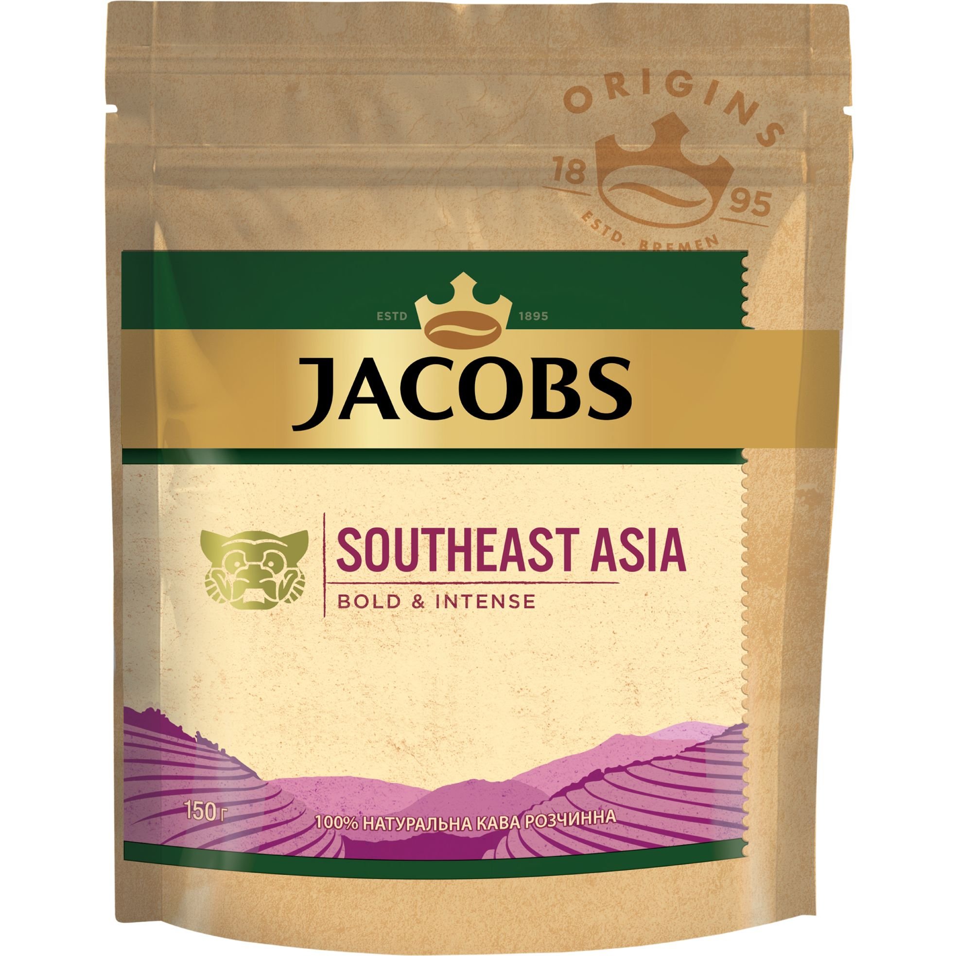 Кава розчинна Jacobs Southeast Asia, 150 г (852903) - фото 1
