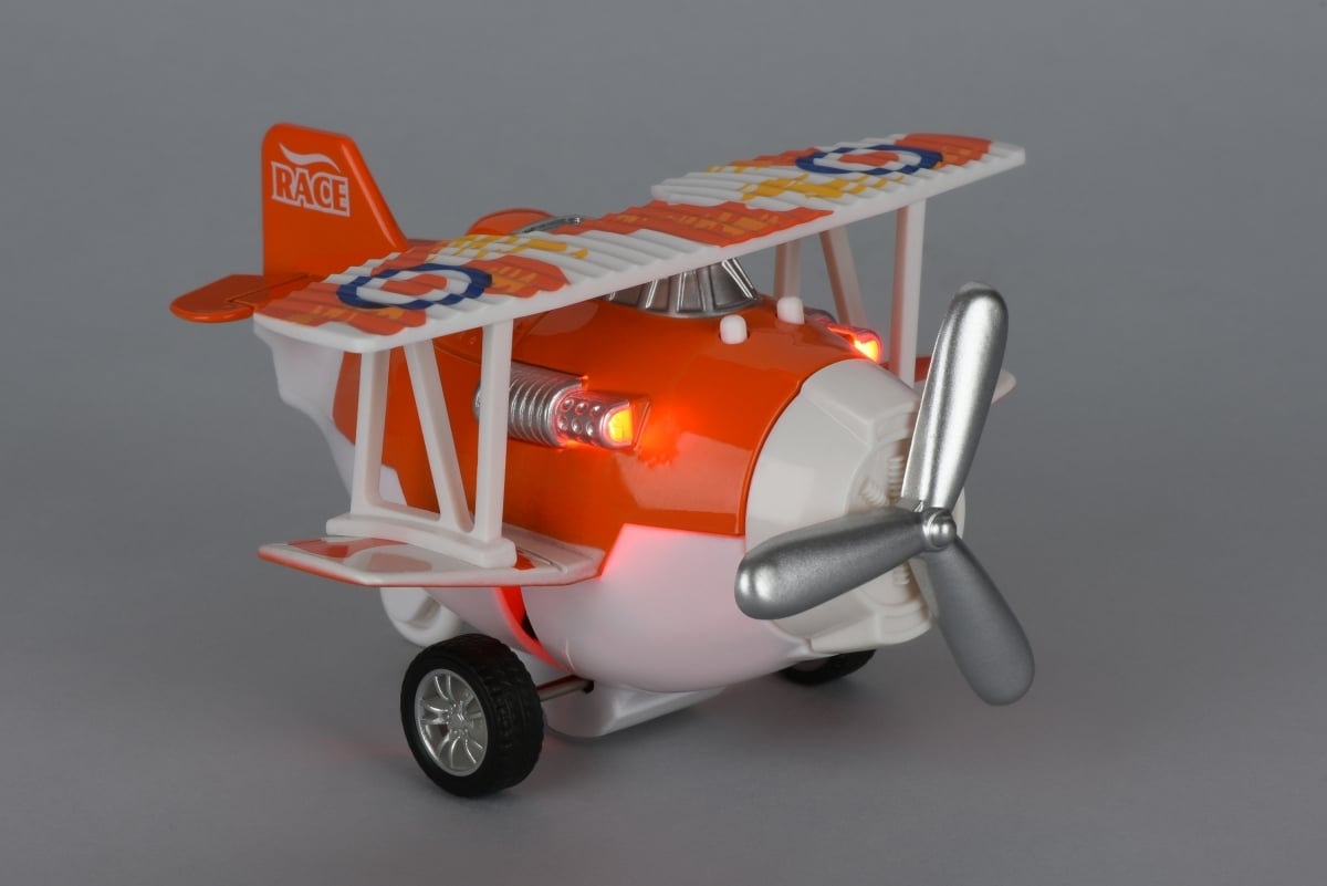 Літак Same Toy Aircraft, зі світлом та музикою, помаранчевий (SY8012Ut-1) - фото 4