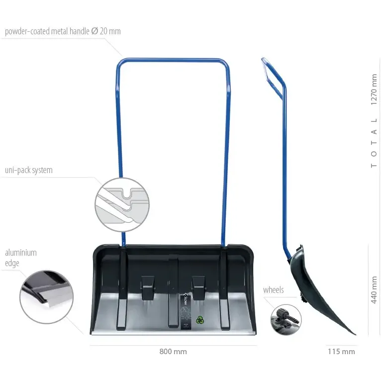 Лопата-ковш для уборки снега Prosperplast Arctic eco 80х127 см - фото 4