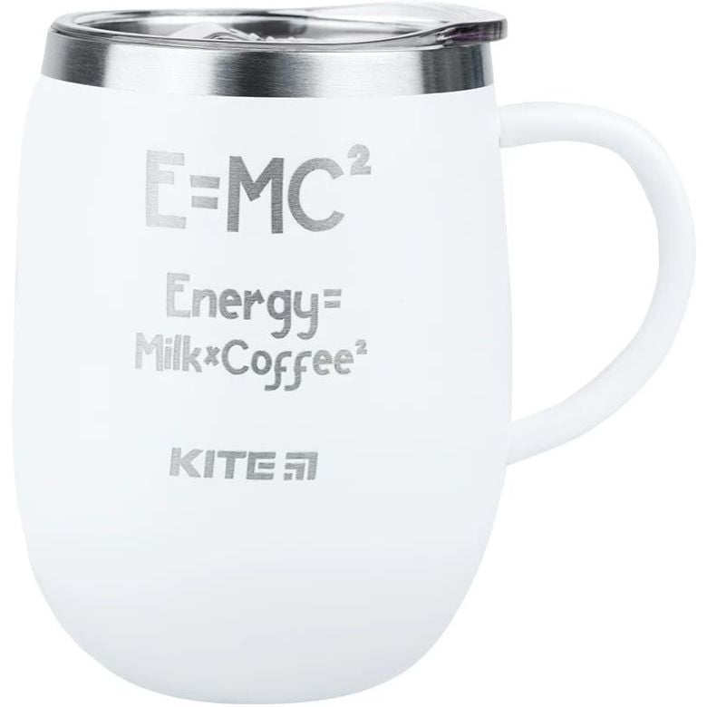 Термокружка Kite Energy Milk Coffee 360 мл біла (K22-378-03-2) - фото 1