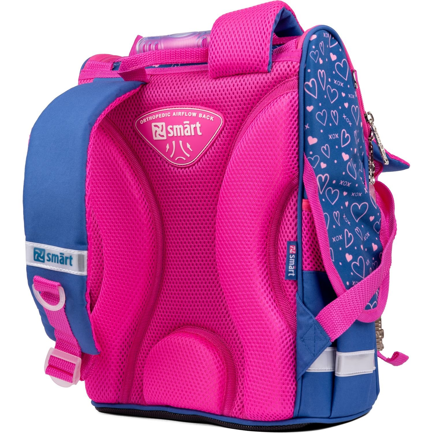 Рюкзак шкільний каркасний Smart PG-11 Hearts, синій (558995) - фото 4