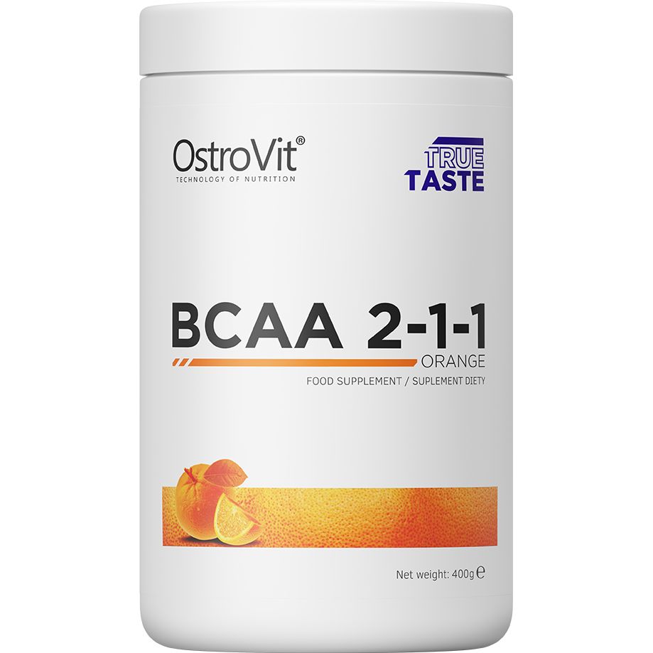 Амінокислота OstroVit BCAA 2-1-1 Апельсин 400 г - фото 1